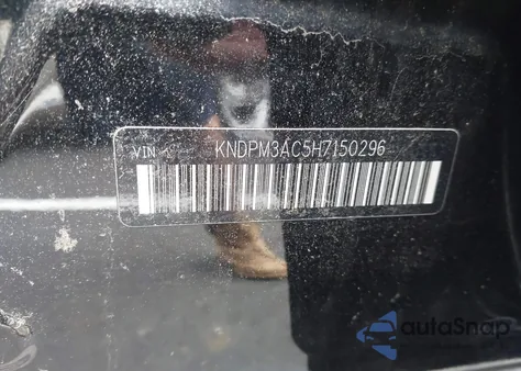 2017 Kia Sportage Lx z USA, uszkodzony, nr VIN KNDPM3AC5H7150296